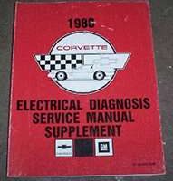1988 Chevrolet Corvette Electrical Wiring Diagrams Manual Supplement