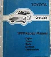 1988 Toyota Cressida Service Repair Manual