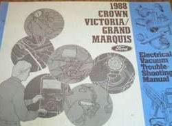 1988 Ford Crown Victoria & Country Squire Electrical Wiring Diagrams Troubleshooting Manual