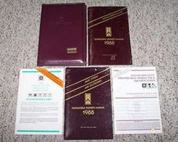 1988 Oldsmobile Cutlass Supreme Classic Owner's Manual Set