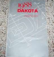 1988 Dodge Dakota Owner's Manual