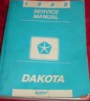 1988 Dodge Dakota Service Manual