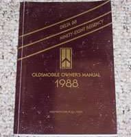 1988 Oldsmobile Delta 88 & Ninety-Eight Regency Owner's Manual