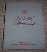1988 Cadillac Deville, Fleetwood Service Manual