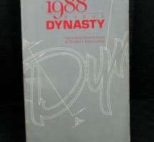 1988 Dodge Dynasty Owner's Manual
