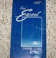 1988 Ford Escort Owner's Manual