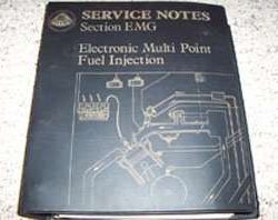 1988 Lotus Espirit Electronic Multi Point Fuel Injection Manual