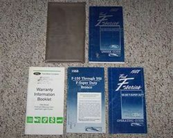 1988 Ford F-450 Truck Owner's Manual Set