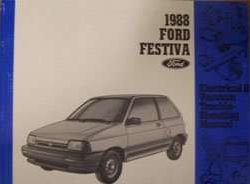 1988 Ford Festiva Electrical Wiring Diagrams Troubleshooting Manual