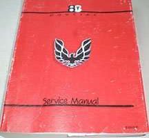 1988 Pontiac Firebird & Trans Am Service Manual