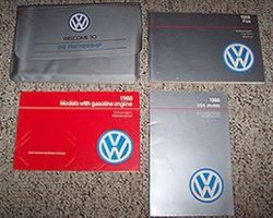 1988 Volkswagen Fox Owner's Manual Set