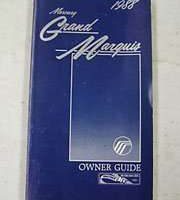 1988 Mercury Grand Marquis Owner's Manual