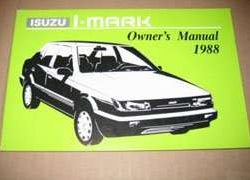 1988 Isuzu I-Mark Owner's Manual