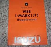 1988 Isuzu I-Mark Service Manual Supplement