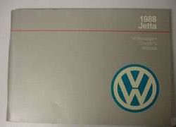 1988 Volkswagen Jetta Owner's Manual