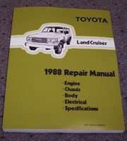 1988 Toyota Land Cruiser Service Repair Manual