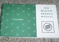 1988 Buick LeSabre Owner's Manual