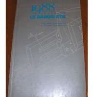 1988 Chrysler Lebaron GTS Owner's Manual