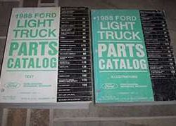 1988 Ford Econoline E-150, E-250 & E-350 Parts Catalog Text & Illustrations