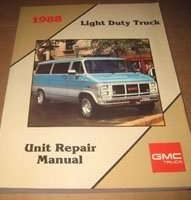 1988 GMC Light Duty Truck Unit Repair Manual