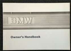1988 BMW 635CSi, M6 Owner's Manual