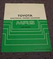 1988 Toyota MR2 Electrical Wiring Diagram Manual