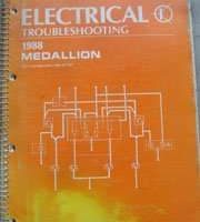 1988 Eagle Medallion Electrical Troubleshooting Manual