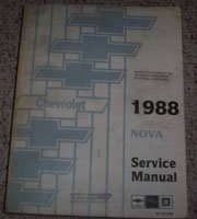1988 Chevrolet Nova Service Manual