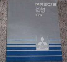 1988 Mitsubishi Precis Service Manual
