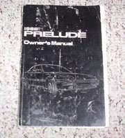 1988 Honda Prelude Owner's Manual