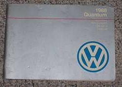 1988 Volkswagen Quantum Owner's Manual