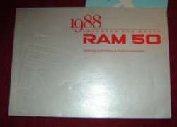1988 Dodge Ram 50 Owner's Manual