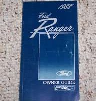 1988 Ford Ranger Owner's Manual