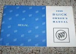 1988 Buick Regal Owner's Manual