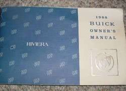 1988 Buick Riviera Owner's Manual