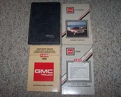 1988 GMC S-15 Truck & S-15 Jimmy Owner's Manual Set