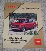 1988 GMC Safari M-Van Models Wiring Diagram Manual
