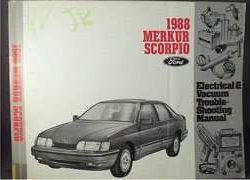 1988 Merkur Scorpio Electrical & Vacuum Troubleshooting Manual