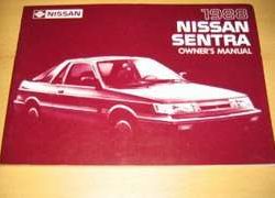 1988 Nissan Sentra Owner's Manual