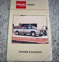 1988 GMC Sierra Owner's Manual