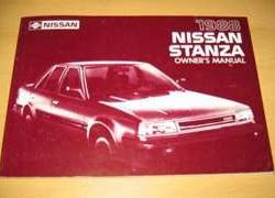 1988 Nissan Stanza Owner's Manual