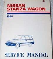 1988 Nissan Stanza Wagon Service Manual