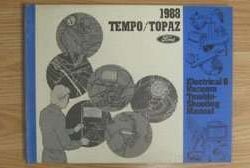 1988 Mercury Topaz Electrical & Vacuum Troubleshooting Manual