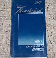 1988 Ford Thunderbird Owner's Manual