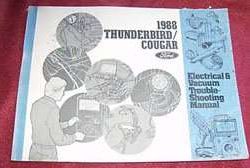 1988 Mercury Cougar Electrical & Vacuum Troubleshooting Manual
