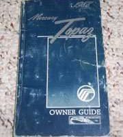 1988 Mercury Topaz Owner's Manual