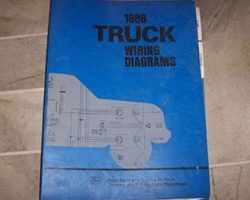 1988 Ford F-Series Large Format Wiring Diagrams Manual