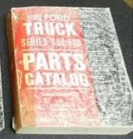 1988 Ford CL-Series Trucks Parts Catalog llustrations