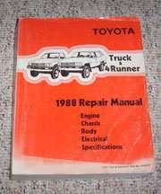 1988 Toyota Truck & 4Runner Service Repair Manual