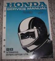 1988 Honda Interceptor VTR VTR250 Motorcycle Service Manual